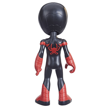 Marvel Spidey e I Suoi Fantastici Amici, mega Miles Morales, action figure da 22,5 cm, giocattolo per età prescolare, dai 3