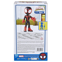 Marvel Spidey e I Suoi Fantastici Amici, mega Miles Morales, action figure da 22,5 cm, giocattolo per età prescolare, dai 3