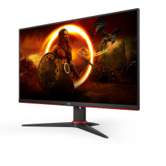 AOC G2 24G2SPAE BK LED display 60,5 cm (23.8") 1920 x 1080 Pixel Full HD Nero, Rosso