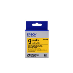 Epson Nastro fondo Pastello Giallo per testo Nero, altamente adesivo 9 9 LK-3YBW