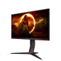 AOC 24G2SPU/BK Monitor PC 60,5 cm (23.8") 1920 x 1080 Pixel Full HD Nero, Rosso