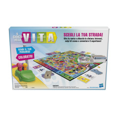 Hasbro Gaming Il Gioco della Vita, il gioco della famiglia, gioco da tavolo per bambini dagli 8 anni in su, per 2-4 giocatori