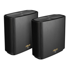 ASUS ZenWiFi AX (XT9) AX7800 2er Set Schwarz Banda tripla (2.4 GHz 5 GHz 5 GHz) Wi-Fi 6 (802.11ax) Nero 4 Interno