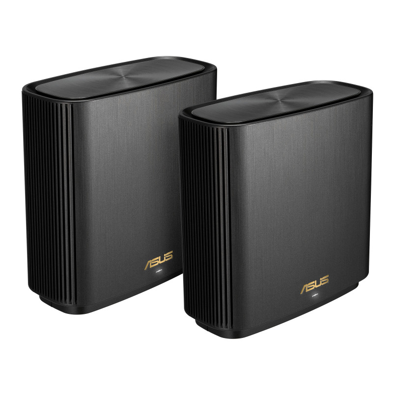 ASUS ZenWiFi AX (XT9) AX7800 2er Set Schwarz Banda tripla (2.4 GHz/5 GHz/5 GHz) Wi-Fi 6 (802.11ax) Nero 4 Interno