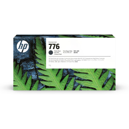 HP Cartuccia di inchiostro nero opaco 776 da 1 l