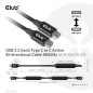 CLUB3D CAC-1535 cavo USB USB 3.2 Gen 2 (3.1 Gen 2) 5 m USB C Nero