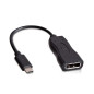 V7 USB-C(m) a Displayport(f) Adattore Nero