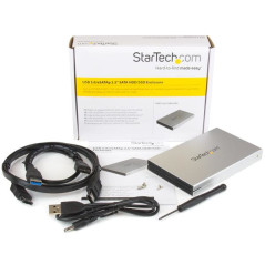 StarTech.com Box Esterno Hard Drive eSATAp   eSATA o USB 3.0 per disco rigido SATA III 6 Gbps 2.5" con UASP - HDD   SSD