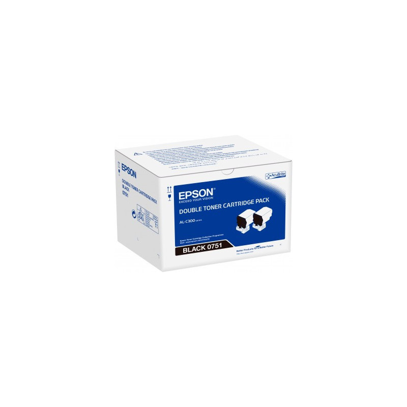 Epson Black Double Toner Cartridge Pack