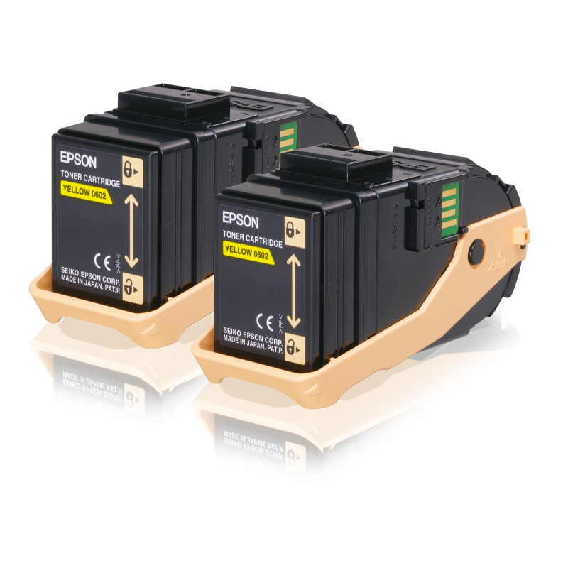 Epson Toner Giallo (conf.doppia)