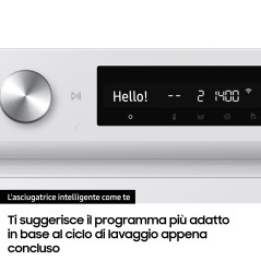 Samsung Asciugatrice AI Control Optimal dry 9Kg DV90BB5245AW