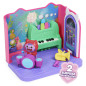 Gabby's Dollhouse , Groovy Music Room con personaggio Daniel James Catnip, 2 accessori, 2 mobili e 2 scatole con sorpresa,