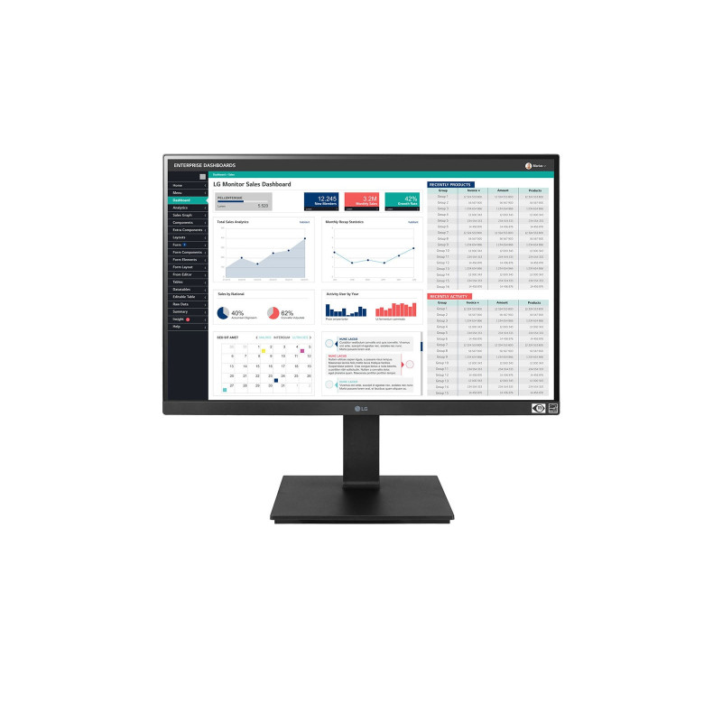 LG 24BQ55WY-B Monitor PC 61 cm (24") 1920 x 1080 Pixel Full HD Nero