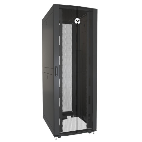 Vertiv VR3157 rack 48U Rack indipendenti Nero, Trasparente