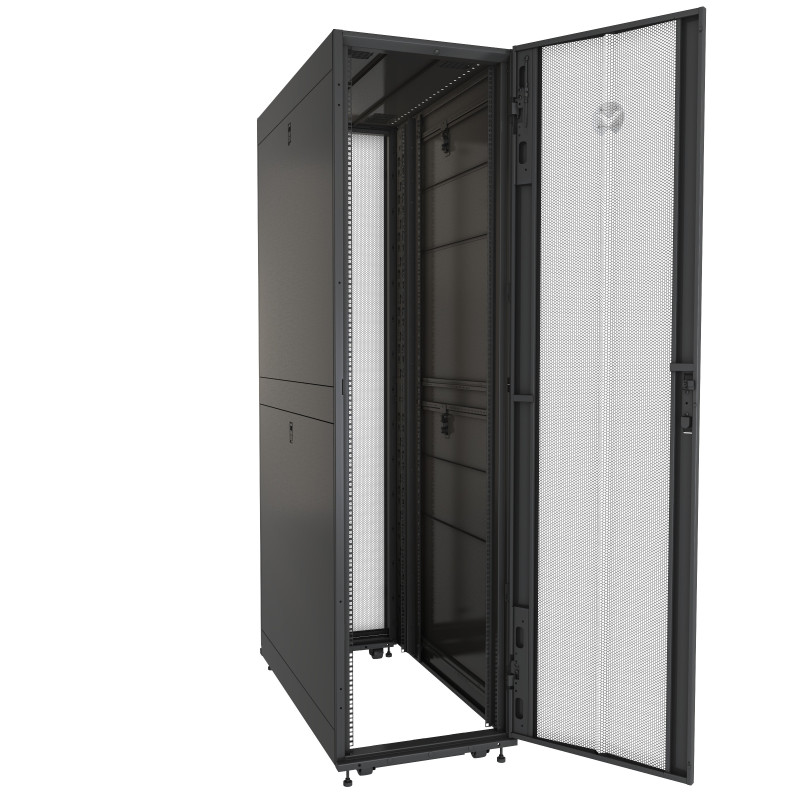 Vertiv VR3307 rack 48U Rack indipendenti Nero, Trasparente