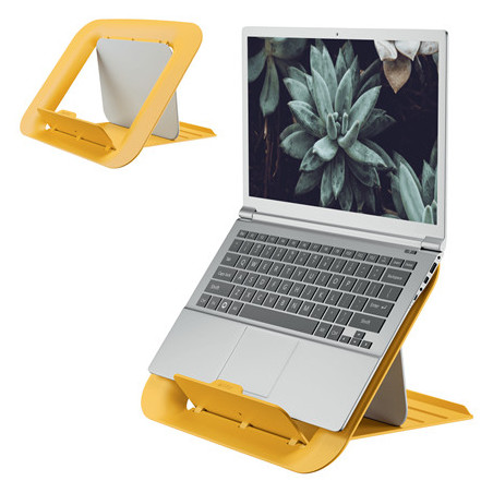 Leitz Ergo Cosy Supporto per computer portatile Giallo 43,2 cm (17")