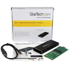 StarTech.com Box Esterno mSATA in alluminio USB 3.1 (10Gbps)