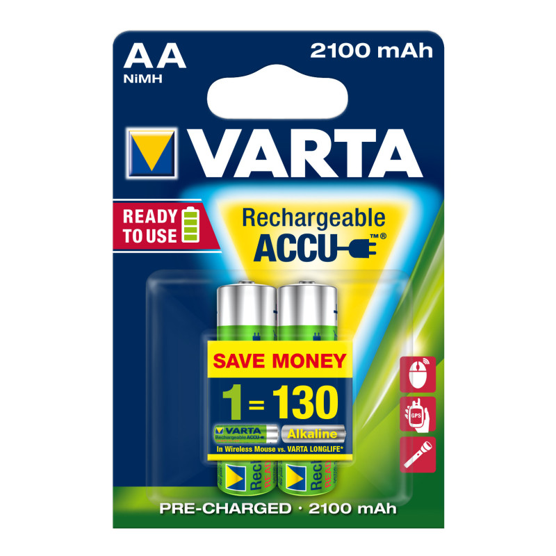 Varta Longlife Batteria ricaricabile Stilo AA Nichel-Metallo Idruro (NiMH)