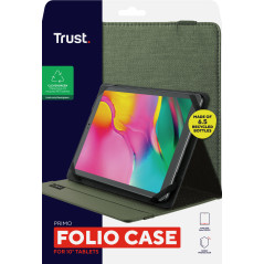 Trust Primo 25,4 cm (10") Custodia a libro Verde