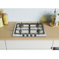 Candy Idea CHG6BRX Acciaio inox Da incasso 60 cm Gas 4 Fornello(i)