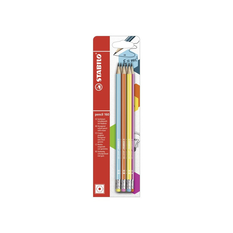 STABILO pencil 160 HB 6 pz