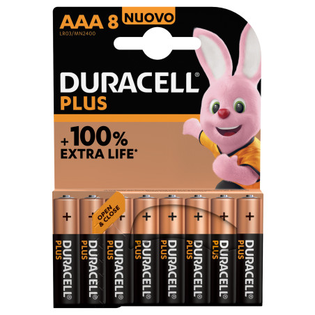 Duracell Plus 100 AAA B8 x10