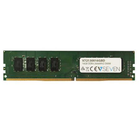 V7 16GB DDR4 PC4-21300 - 2666MHZ 1.2V DIMM Modulo di Memoria per PC - V72130016GBD