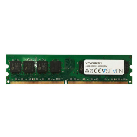 V7 4GB DDR2 PC2-6400 800Mhz DIMM Desktop Módulo de memoria - V764004GBD