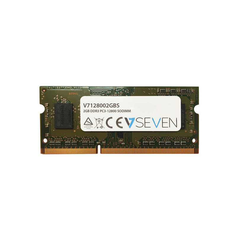 V7 V7128002GBS memoria 2 GB 1 x 2 GB DDR3 1600 MHz