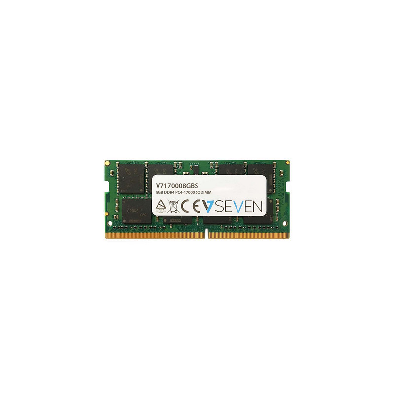 V7 8GB DDR4 PC4-17000 - 2133Mhz SO DIMM Notebook Módulo de memoria - V7170008GBS