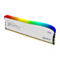 Kingston Technology FURY 16GB 3200MT/s DDR4 CL16 DIMM Beast bianco RGB SE