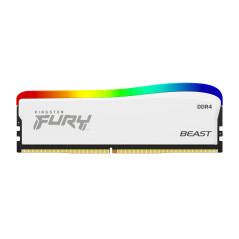 Kingston Technology FURY 16GB 3200MT s DDR4 CL16 DIMM Beast bianco RGB SE