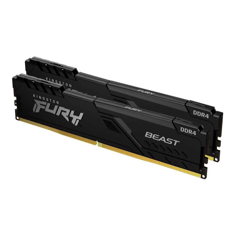 Kingston Technology FURY 16GB 3200MT/s DDR4 CL16 DIMM (Kit da 2) Beast Black