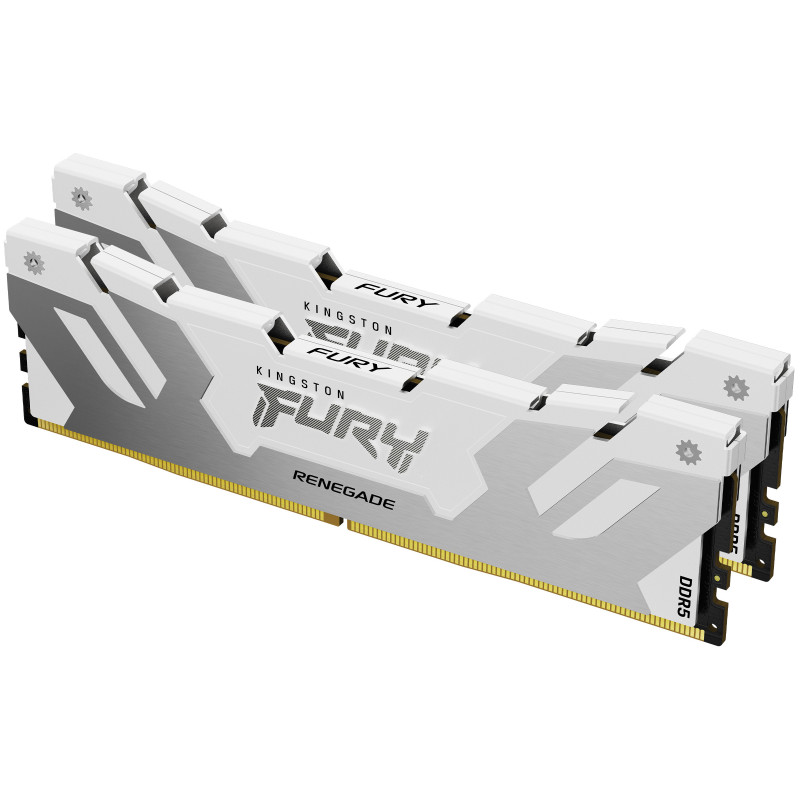 Kingston Technology FURY 32GB 6800MT/s DDR5 CL36 DIMM (Kit da 2) Renegade White XMP