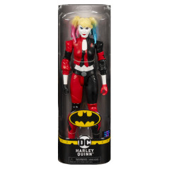 DC Comics , BATMAN, Personaggio Harley Quinn, in scala 30 cm con costume originale e dotato di 11 punti di articolazione, dai 3