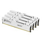 Kingston Technology FURY Beast 64 GB 6000 MT/s DDR5 CL40 DIMM (Kit da 4) White XMP