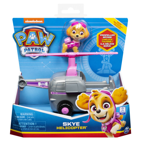 PAW Patrol | Elicottero di Skye | Veicolo e personaggio di Skye | Giochi per bambini dai 3 anni in su