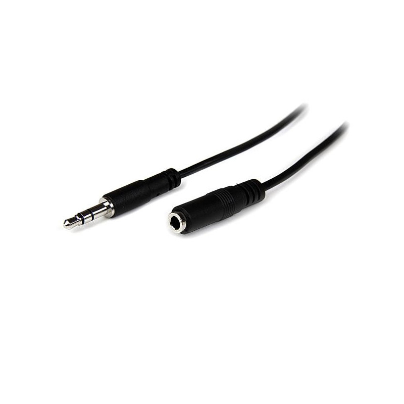 StarTech.com Cavo audio di prolunga stereo slim da 3,5 mm 1 m - M/F