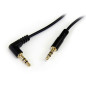 StarTech.com Cavo Audio Stereo 3,5mm slim angolato a destra da 1,8m - M/M