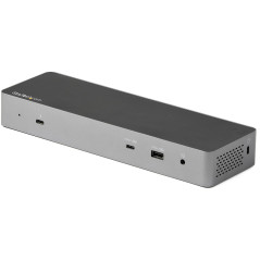 StarTech.com Dock Thunderbolt 3 compatibile con USB-C - Doppio monitor 4K 60Hz DisplayPort 1.4 o doppio display HDMI - Laptop