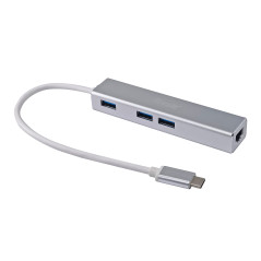 Equip 133481 replicatore di porte e docking station per laptop USB 3.2 Gen 1 (3.1 Gen 1) Type-C Argento