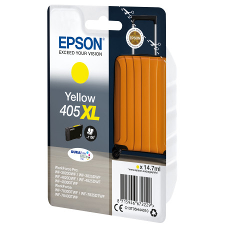 Epson Singlepack Yellow 405XL DURABrite Ultra Ink