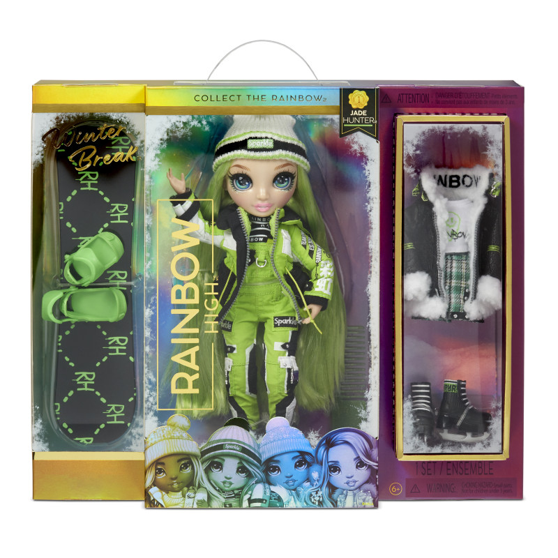 Rainbow High Winter Break Fashion Doll- Jade Hunter (Green)