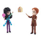 Wizarding World | Set Amicizia con personaggi George Weasley e Cho Chang | Bambole da 7.5cm | 2 accessori | Giocattoli per