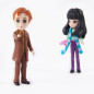 Wizarding World | Set Amicizia con personaggi George Weasley e Cho Chang | Bambole da 7.5cm | 2 accessori | Giocattoli per