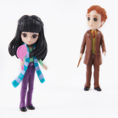 Wizarding World | Set Amicizia con personaggi George Weasley e Cho Chang | Bambole da 7.5cm | 2 accessori | Giocattoli per