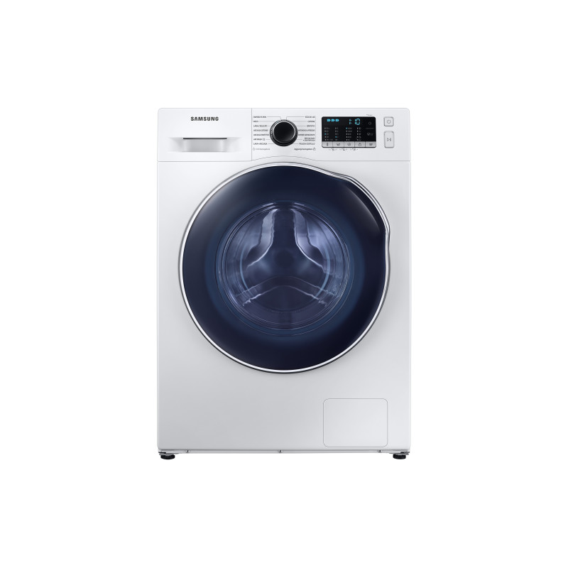 Samsung WD8NK52E0AW/ET lavasciuga slim a caricamento frontale Crystal Clean™ 8/5 kg Classe C/F 1200 giri/min, Porta blu + Panel