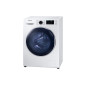 Samsung WD8NK52E0AW/ET lavasciuga slim a caricamento frontale Crystal Clean™ 8/5 kg Classe C/F 1200 giri/min, Porta blu + Panel