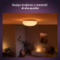 Philips Hue White and Color ambiance Flourish Plafoniera Smart Bianco in Vetro