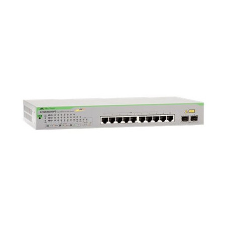 Allied Telesis AT-GS950 10PS-50 Gestito Gigabit Ethernet (10 100 1000) Supporto Power over Ethernet (PoE) Grigio